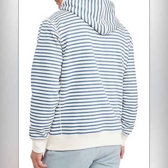 Tommy Hilfiger Quinn Nautical Stripe Hooded Sweatshirt - Picture 2 of 3